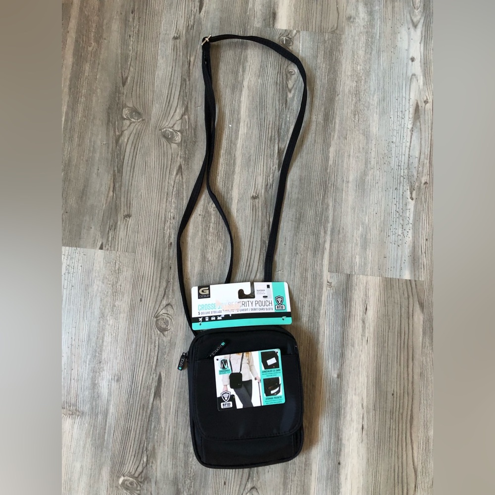 G Force crossbody security pouch, REID blocking, NWT